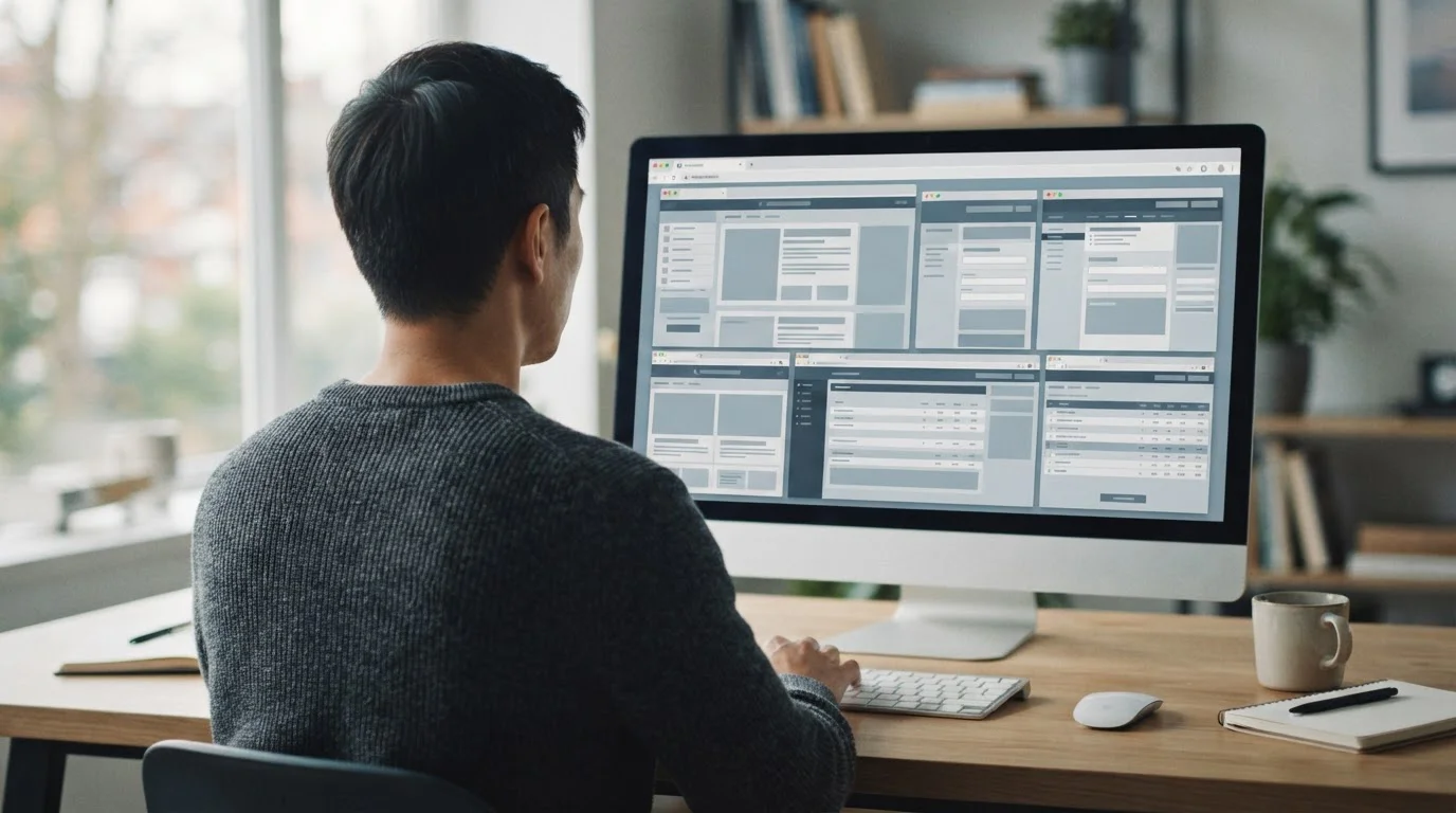 Mehrere Browser-Tabs mit verschiedenen Wettplattform-Interfaces zur Gegenüberstellung