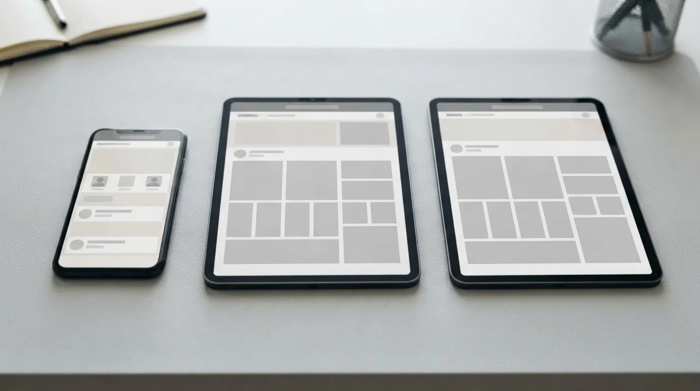 Mehrere Geräte zeigen verschiedene Wettplattformen im Vergleichsformat