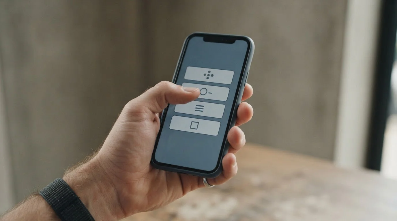 Smartphone mit Zahlungsmethoden-Auswahl für Sportwetten-Einzahlungen
